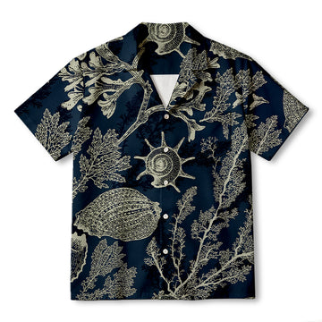 Personality fashionMarine Mystery Hawaiian Shirt
