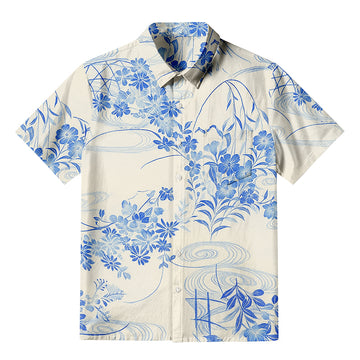 Personality fashionJapanese Kimonos Button-up Shirt