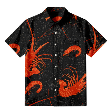 Personality fashionNishiki Shrimp Button-up Shirt