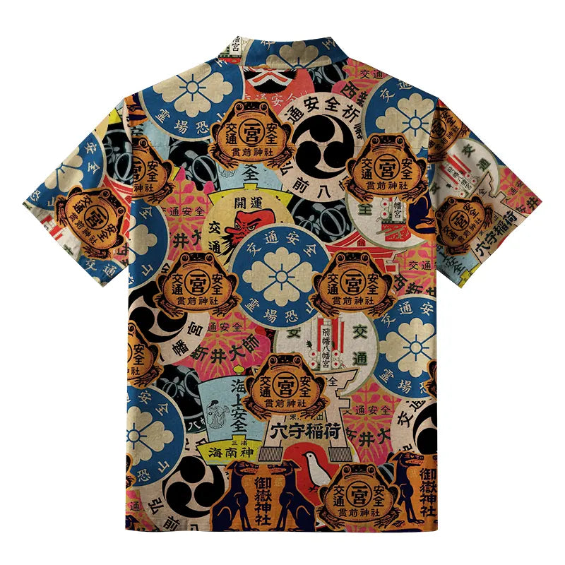 Japanese Amulet Aloha Hawaiian Shirt
