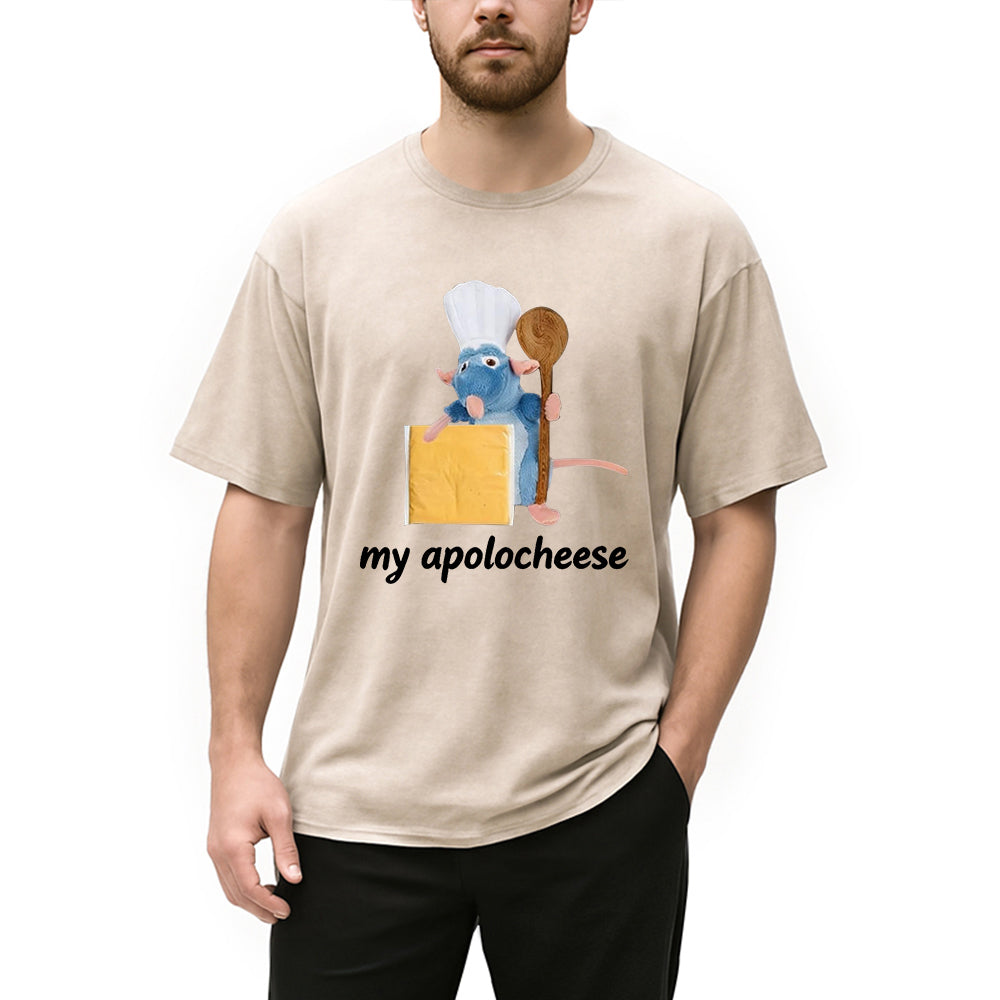 Personality fashion My Apolocheese Washed T-Shirt