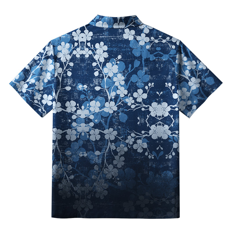 Midnight Blossoms Aloha Hawaiian Shirt