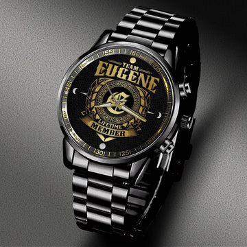TATRO W8 - LIFETIME MEMBER - Black Fashion Watch Custom Your Name, Best Family Gifts