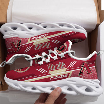 Custom Name Arizona Diamondbacks Baseball Team Max Soul Shoes Sport Sneakers
