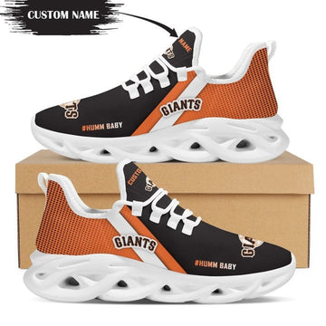San Francisco Giants White Black Hexagon Max Soul Clunky Shoes Sneakers