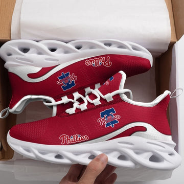 Philadelphia Phillies Max Soul Shoes Sport Sneakers Gift For Fans Sport