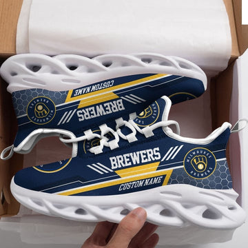 Milwaukee Brewers Max Soul Shoes Sport Sneakers Gift For Fans Sport