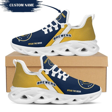 Milwaukee Brewers Max Soul Shoes Sport Sneakers Gift For Fans Sport