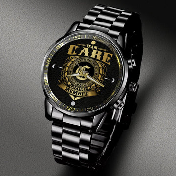 CARE W8 - LIFETIME MEMBER - Black Fashion Watch Custom Your Name, Best Family Gifts