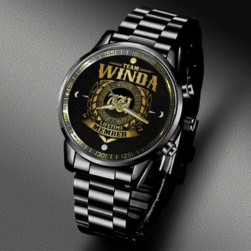 TATRO W8 - LIFETIME MEMBER - Black Fashion Watch Custom Your Name, Best Family Gifts