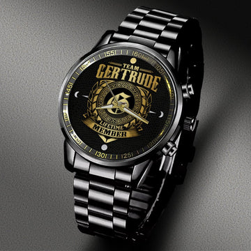 TATRO W8 - LIFETIME MEMBER - Black Fashion Watch Custom Your Name, Best Family Gifts