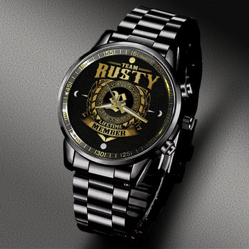 TATRO W8 - LIFETIME MEMBER - Black Fashion Watch Custom Your Name, Best Family Gifts