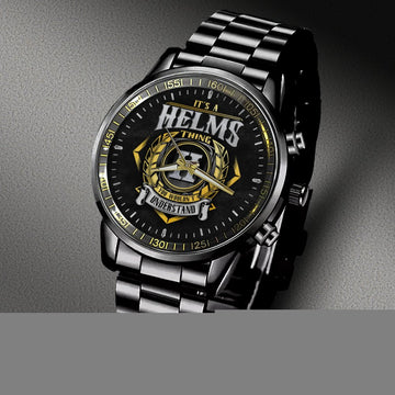 HELMS 0 - YOU WOULDN'T UNDERSTAND - Black Fashion Watch Custom Your Name, Best Family Gifts
