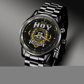 HOY 0 - YOU WOULDN'T UNDERSTAND - Black Fashion Watch Custom Your Name, Best Family Gifts