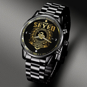 TATRO W8 - LIFETIME MEMBER - Black Fashion Watch Custom Your Name, Best Family Gifts