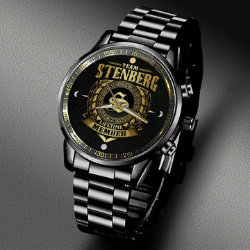 TATRO W8 - LIFETIME MEMBER - Black Fashion Watch Custom Your Name, Best Family Gifts