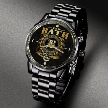 TATRO W8 - LIFETIME MEMBER - Black Fashion Watch Custom Your Name, Best Family Gifts