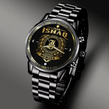 TATRO W8 - LIFETIME MEMBER - Black Fashion Watch Custom Your Name, Best Family Gifts