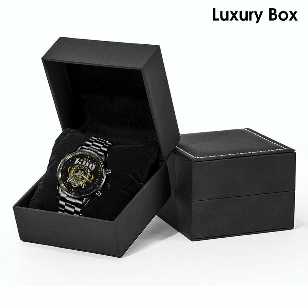 KOO 0 - YOU WOULDN'T UNDERSTAND - Black Fashion Watch Custom Your Name, Best Family Gifts