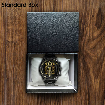 ALIF - LIFETIME MEMBER - Black Fashion Watch Custom Your Name, Best Family Gifts
