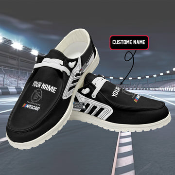 Trackhouse Nascar League Team Personalized Sport Pattern Hey Dude Shoes Sneaker