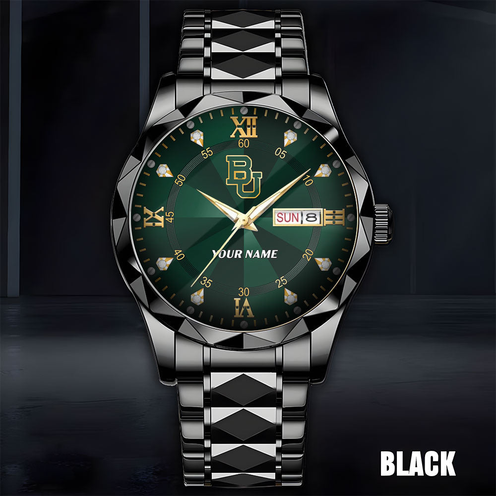 Baylor Bears | Men Luxury Hand Watch Custom Any Name Gifts For Fan