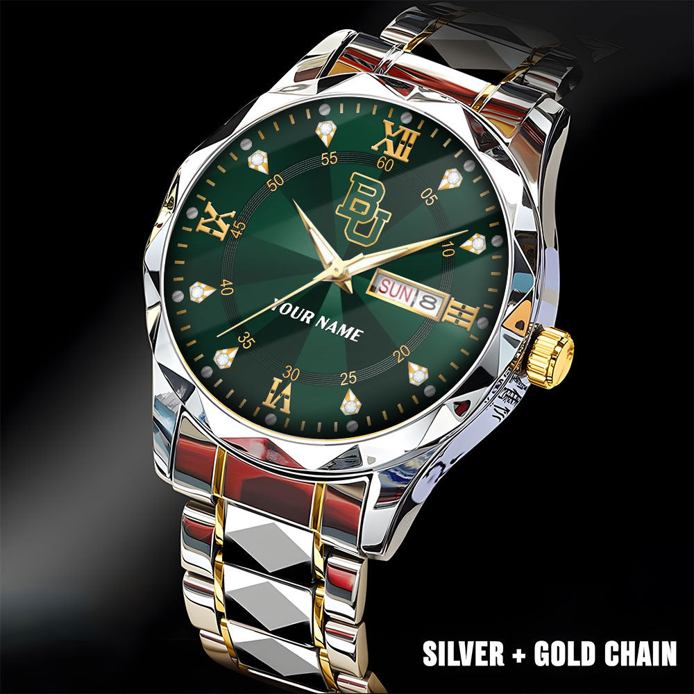 Baylor Bears | Men Luxury Hand Watch Custom Any Name Gifts For Fan