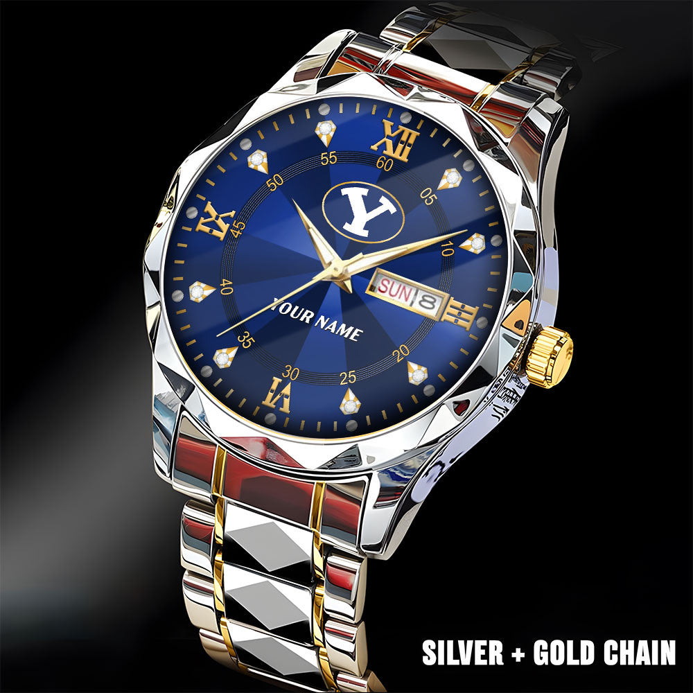 BYU Cougars | Men Luxury Hand Watch Custom Any Name Gifts For Fan