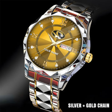 Missouri Tigers | Men Luxury Hand Watch Custom Any Name Gifts For Fan