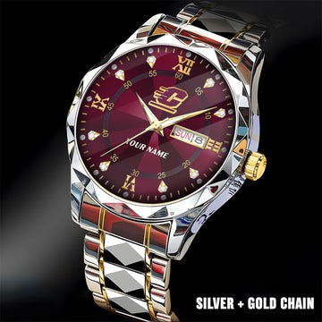 Central Michigan Chippewas | Men Luxury Hand Watch Custom Any Name Gifts For Fan