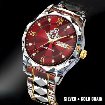 New Mexico State Aggies | Men Luxury Hand Watch Custom Any Name Gifts For Fan