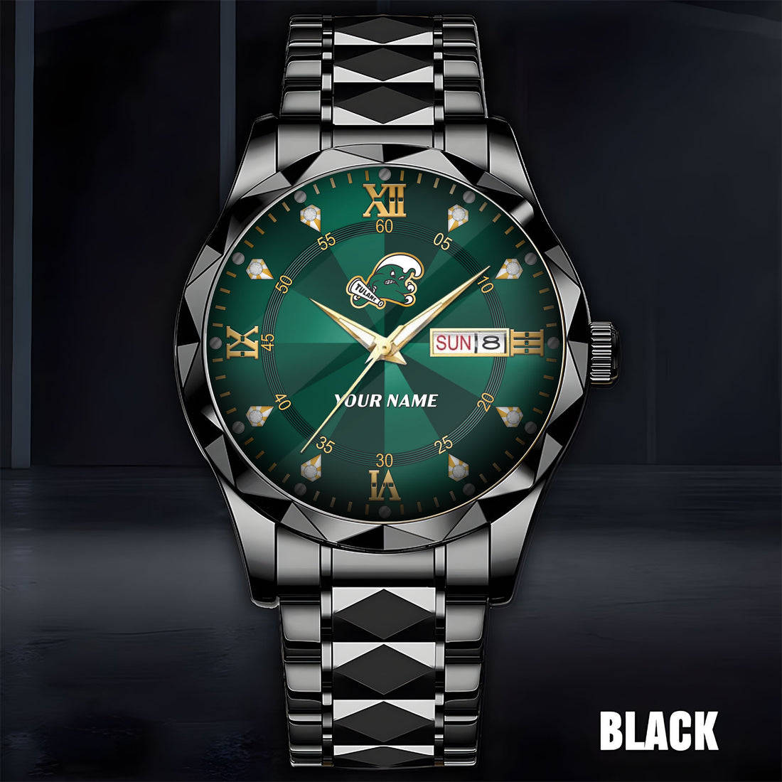 Tulane Green Wave | Men Luxury Hand Watch Custom Any Name Gifts For Fan