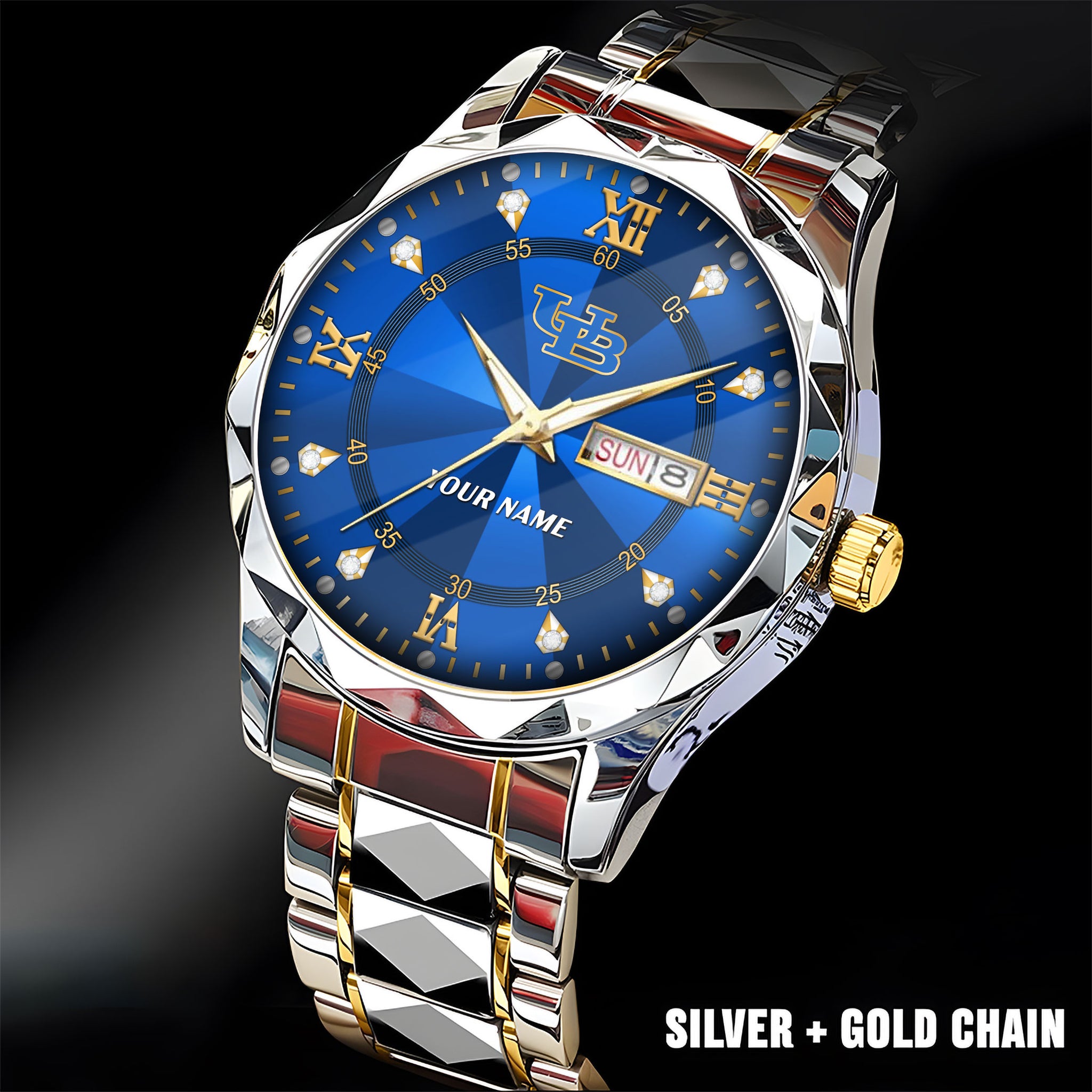 Buffalo Bulls | Men Luxury Hand Watch Custom Any Name Gifts For Fan