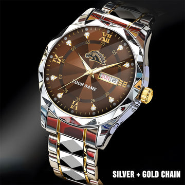 Western Michigan Broncos | Men Luxury Hand Watch Custom Any Name Gifts For Fan