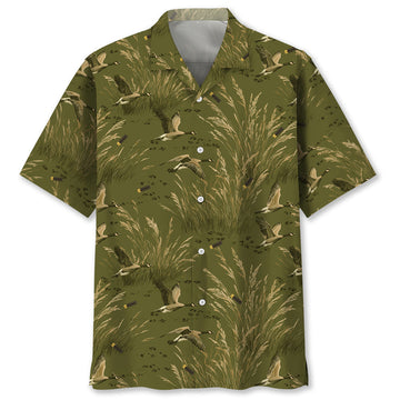 Vintage Goose Hunting Hawaiian Shirt