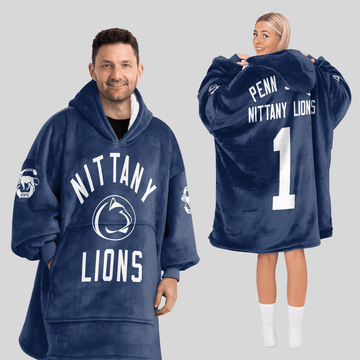 Adult 1 Penn State Football Unisex Blanket Hoodie