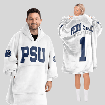 Adult 1 Penn State Football Unisex Blanket Hoodie