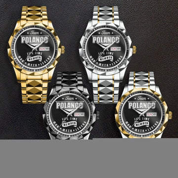 POLANCO  Luxury Alloy-Men Watch, Personalized Premium Gift for Anniversary