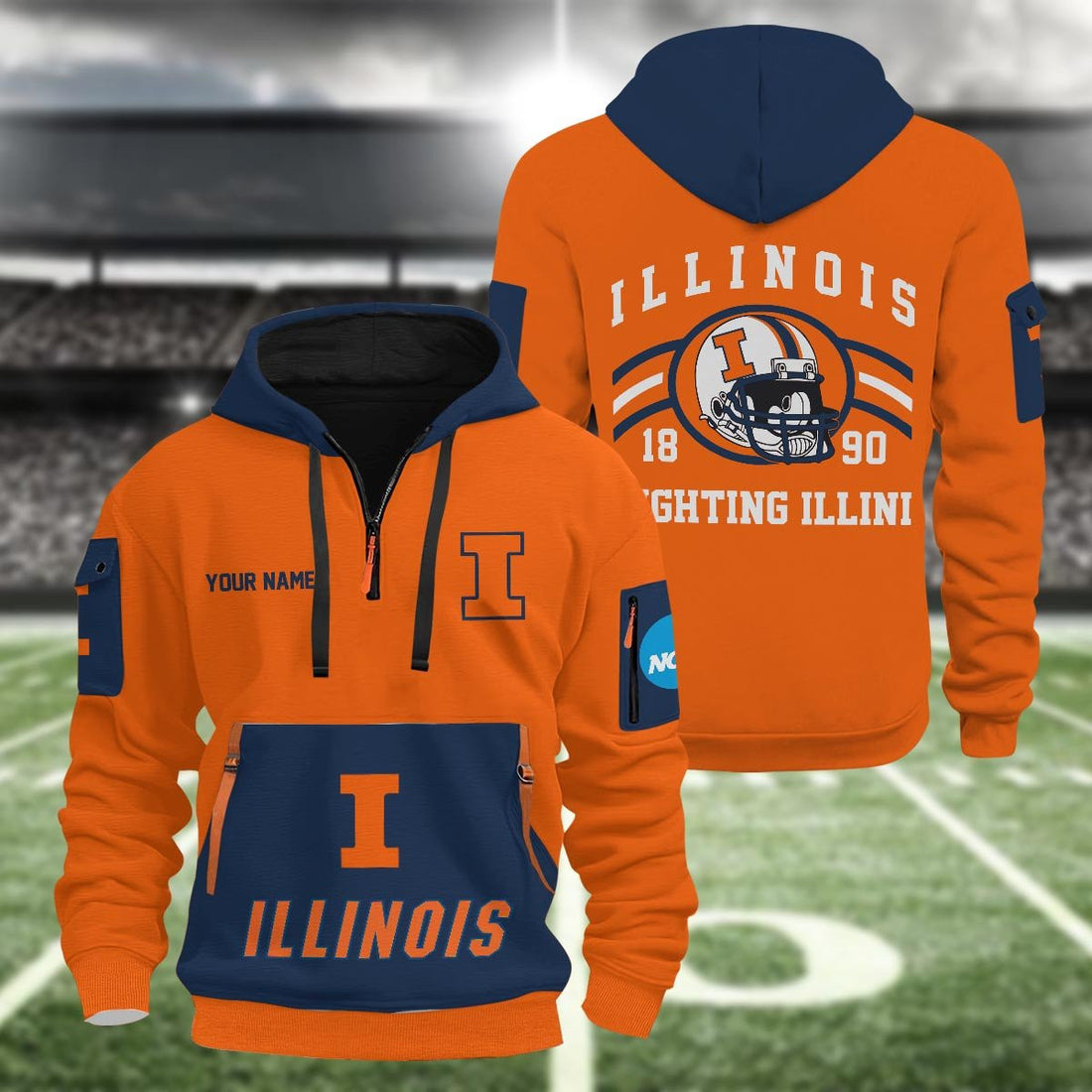 Illinois Fighting Illini - Heavy Hoodie 2025 V2