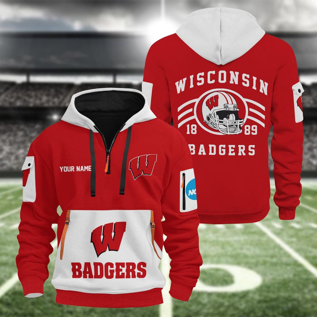 Wisconsin Badgers - Heavy Hoodie 2025 V2