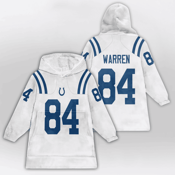 T.W 84 Indianapolis Football Unisex Blanket Hoodie