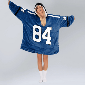 T.W 84 Indianapolis Football Unisex Blanket Hoodie