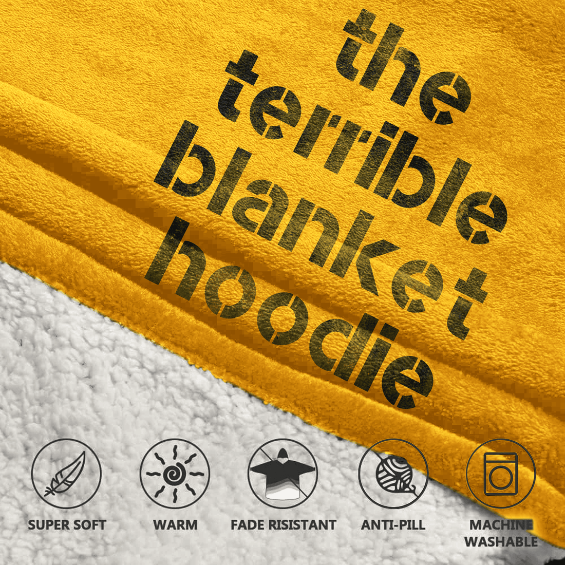 The Terrible Blanket Hoodie T.J.W 90 Pittsburgh Football Unisex Blanket Hoodie