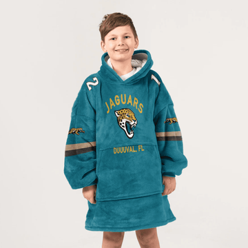 Kid Duuuval 12 Jacksonville Football Unisex Blanket Hoodie