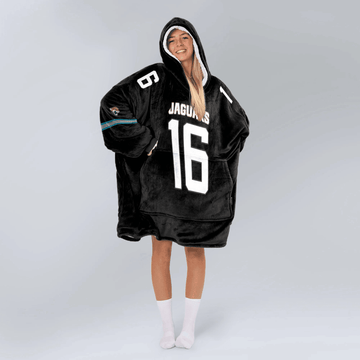 T.L 16 Jacksonville Football Unisex Blanket Hoodie