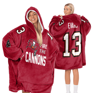 Tampa Bay Football Unisex Blanket Hoodie