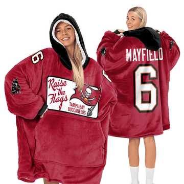 Tampa Bay Football Unisex Blanket Hoodie