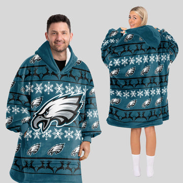 Ugly Philadelphia Football Unisex Blanket Hoodie