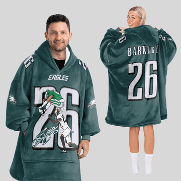S.B 26 Philadelphia Football Unisex Blanket Hoodie