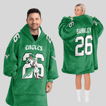 S.B 26 Philadelphia Football Unisex Blanket Hoodie